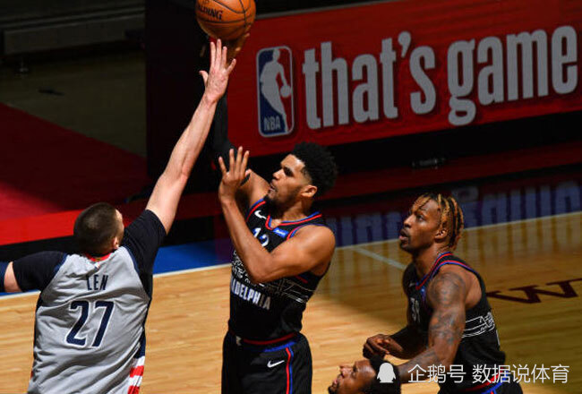  恩比德攻防一体七六人轻松拿下尼克斯